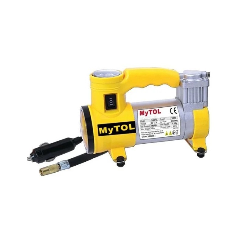 Mytol FY-001A 12 Volt Metal Gövde Araç Kompresörü